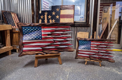 The Battle Worn" Flag